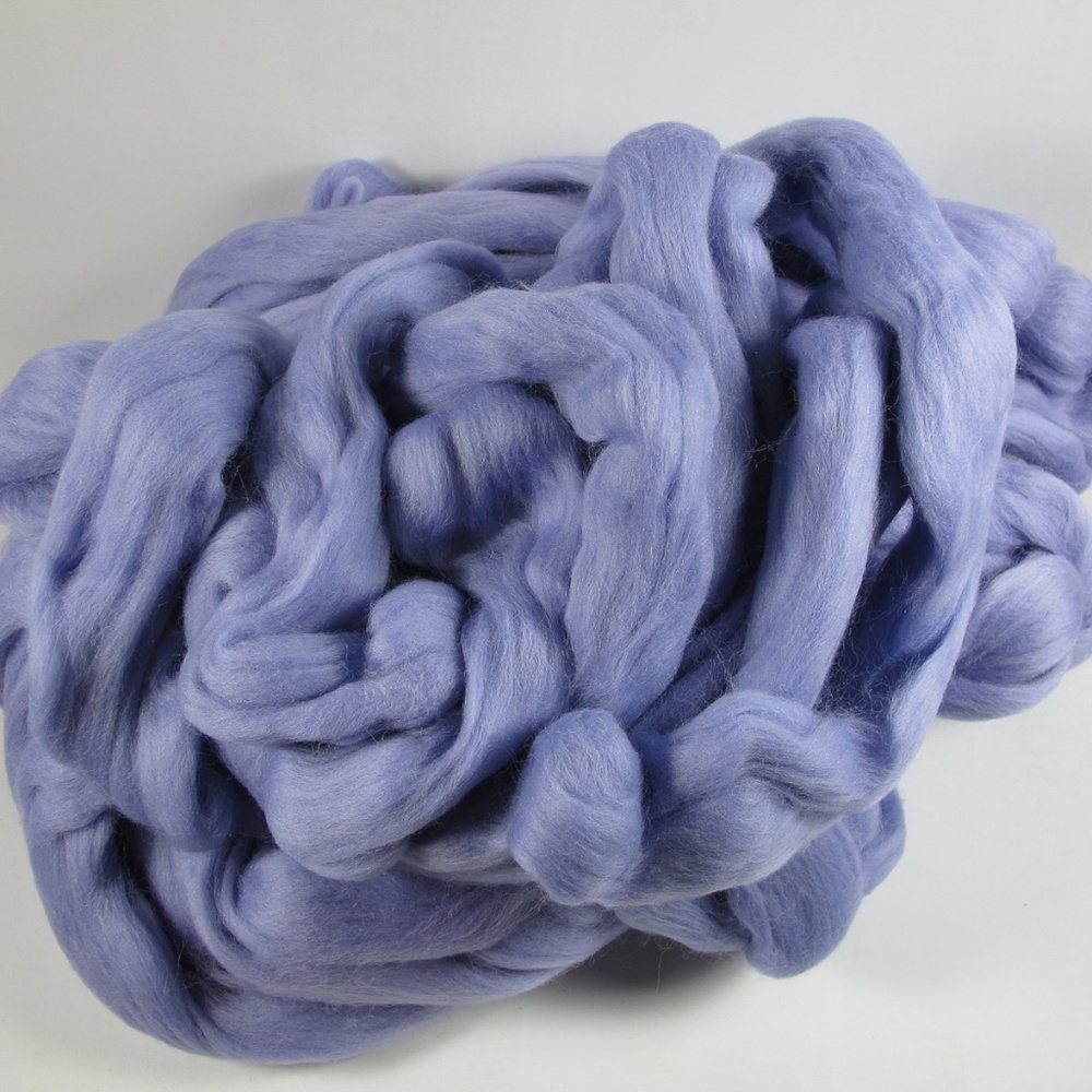 Lavender Merino Wool Combed Top Roving Spinning Felting 4 oz